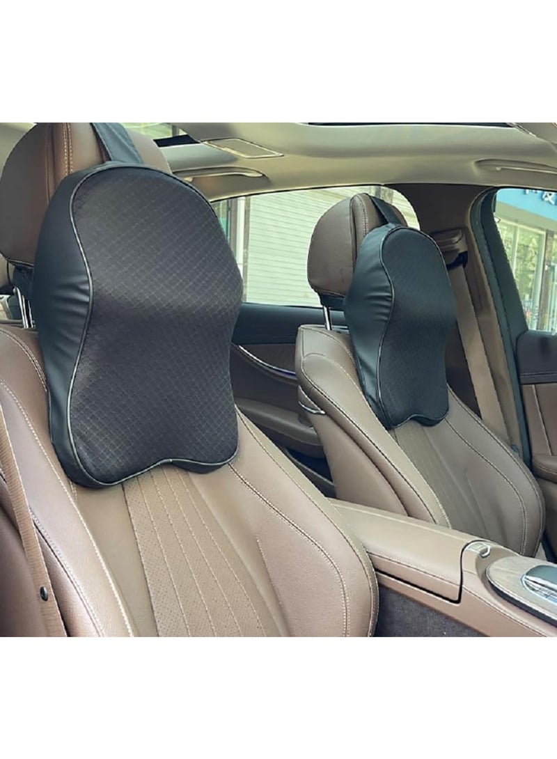 Car Neck Rest Pillow | Memory Foam Neck Pillow for Car, Car Seat Head Rest Cushion for Neck & Cervical Support - Relieves Neck Pain - Image 2